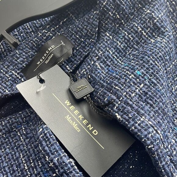 Max Mara
Blue Weekend Amalfi Jacket Navy Fringe Blazer - Picture 3 of 4